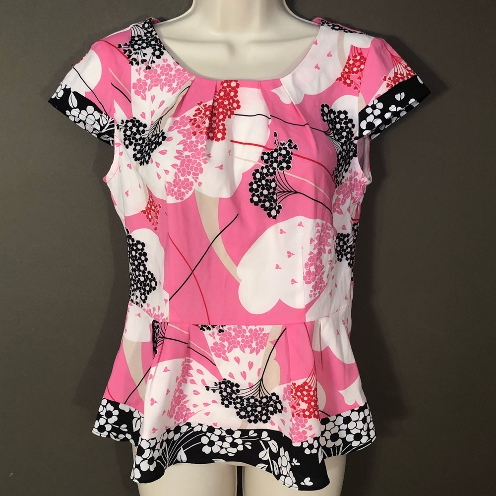 NEW pink floral NY&C blouse